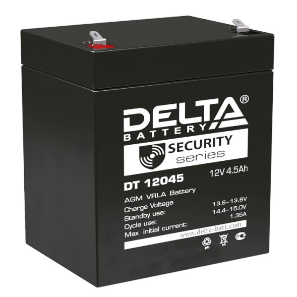 Свинцово-кислотный аккумулятор Delta DT 12045