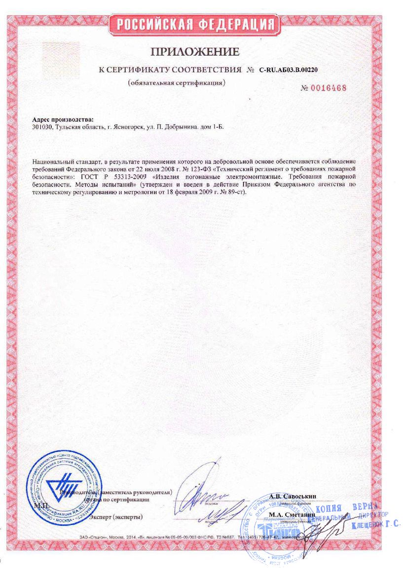 Сертификат 2