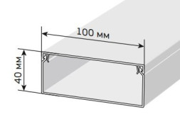 Короб 100х40 ЭЛЕКОР (CKK10-100-040-1-K01) Короб