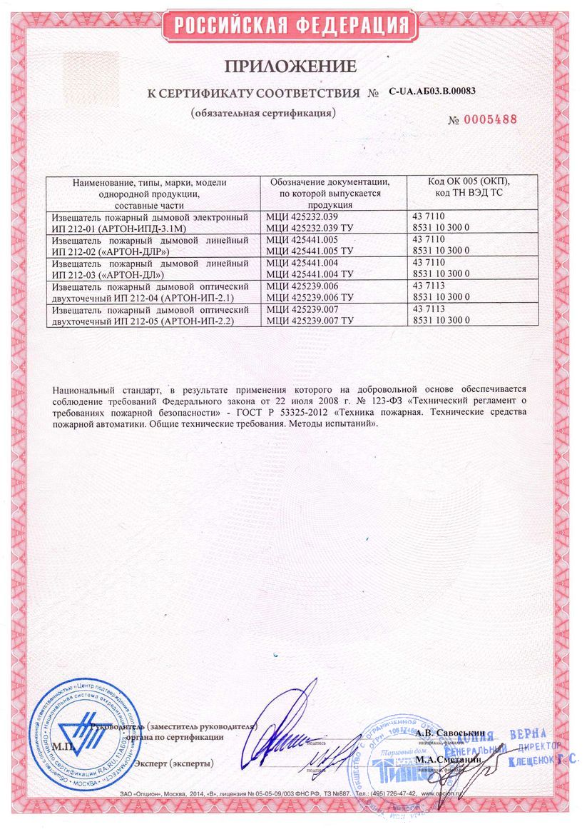 Сертификат 2
