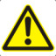 Знак W09 Внимание. Опасность (прочие опасности) (пленка 200х200 мм)