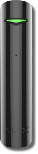 Извещатель охранный поверхностный звуковой радиоканальный Ajax GlassProtect (black)