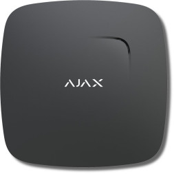 Извещатель пожарный дымо-тепловой радиоканальный с встроенной сиреной Ajax FireProtect (black)